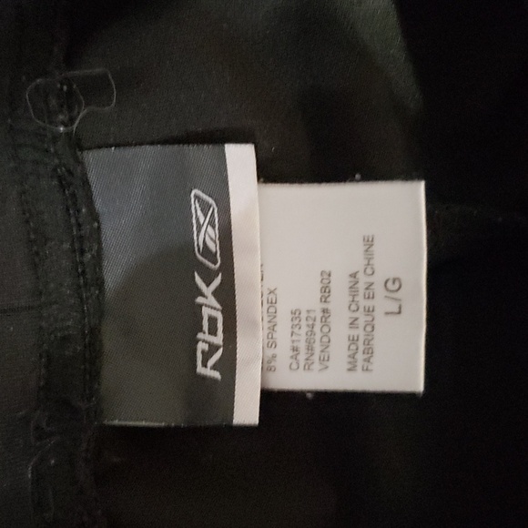 Reebok Black Wide Leg Yoga Pants. Size L. - Picture 3 of 4